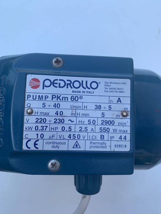 Вихревой насос PEDROLLO PKM 60 б/у
