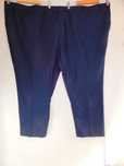 Spodnie garniturowe w kant eleganckie niebieskie granatowe Skopes 64