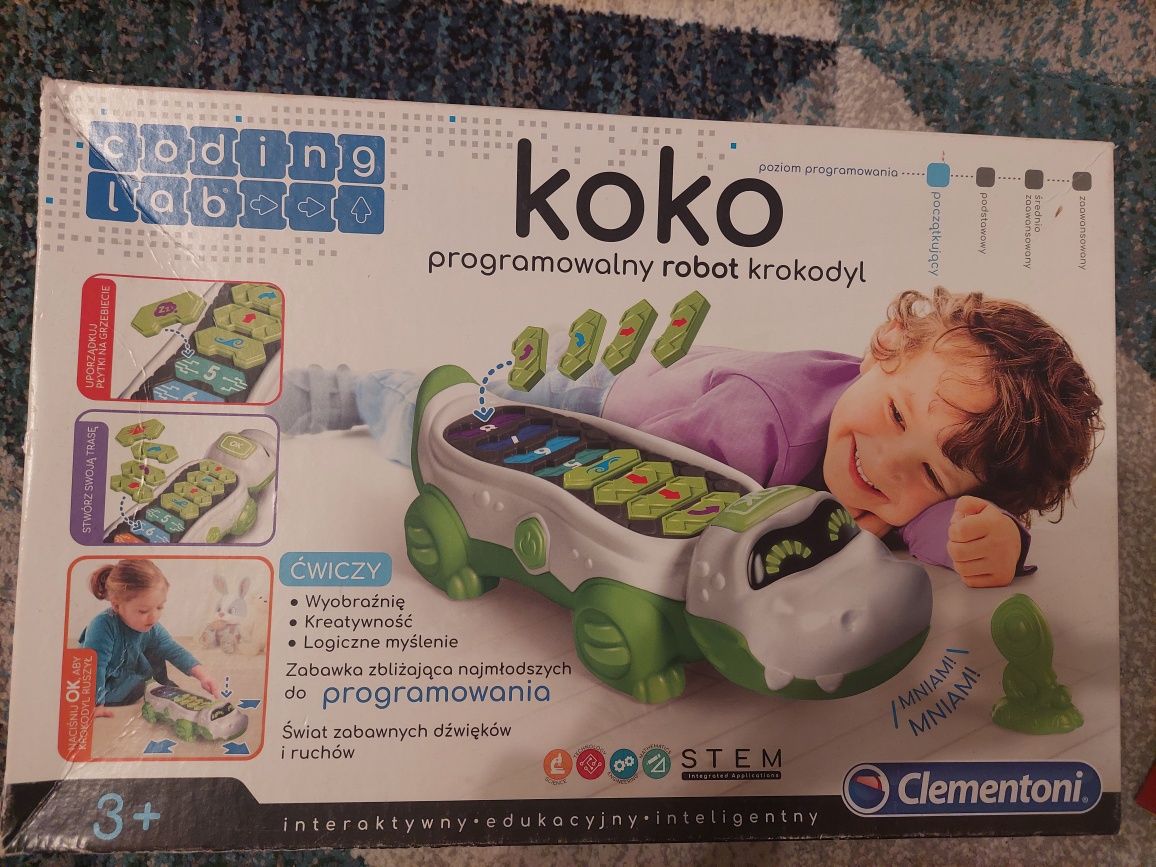 Koko programowalny robot krokodyl - kodowanie / programowanie