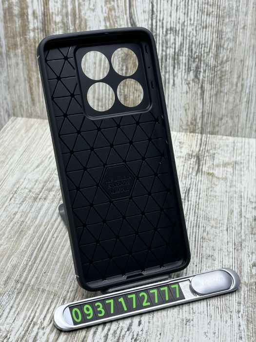 Чехол Carbon Ultimate на Xiaomi 14T/ 14T Pro. Противоударный TPU чохол