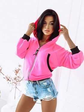 bluza LARA fashion premium neon róż wyprzedaż s/m