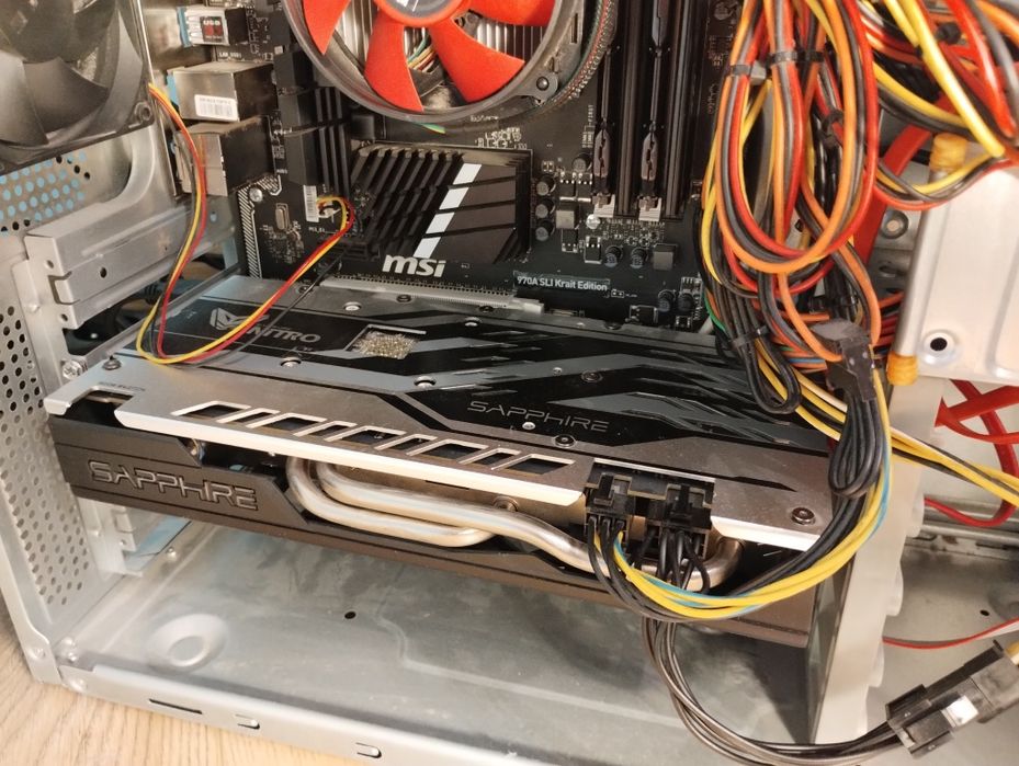 Komputer stacjonarny FX8150, RX580, 14gb RAM, dysk SSD