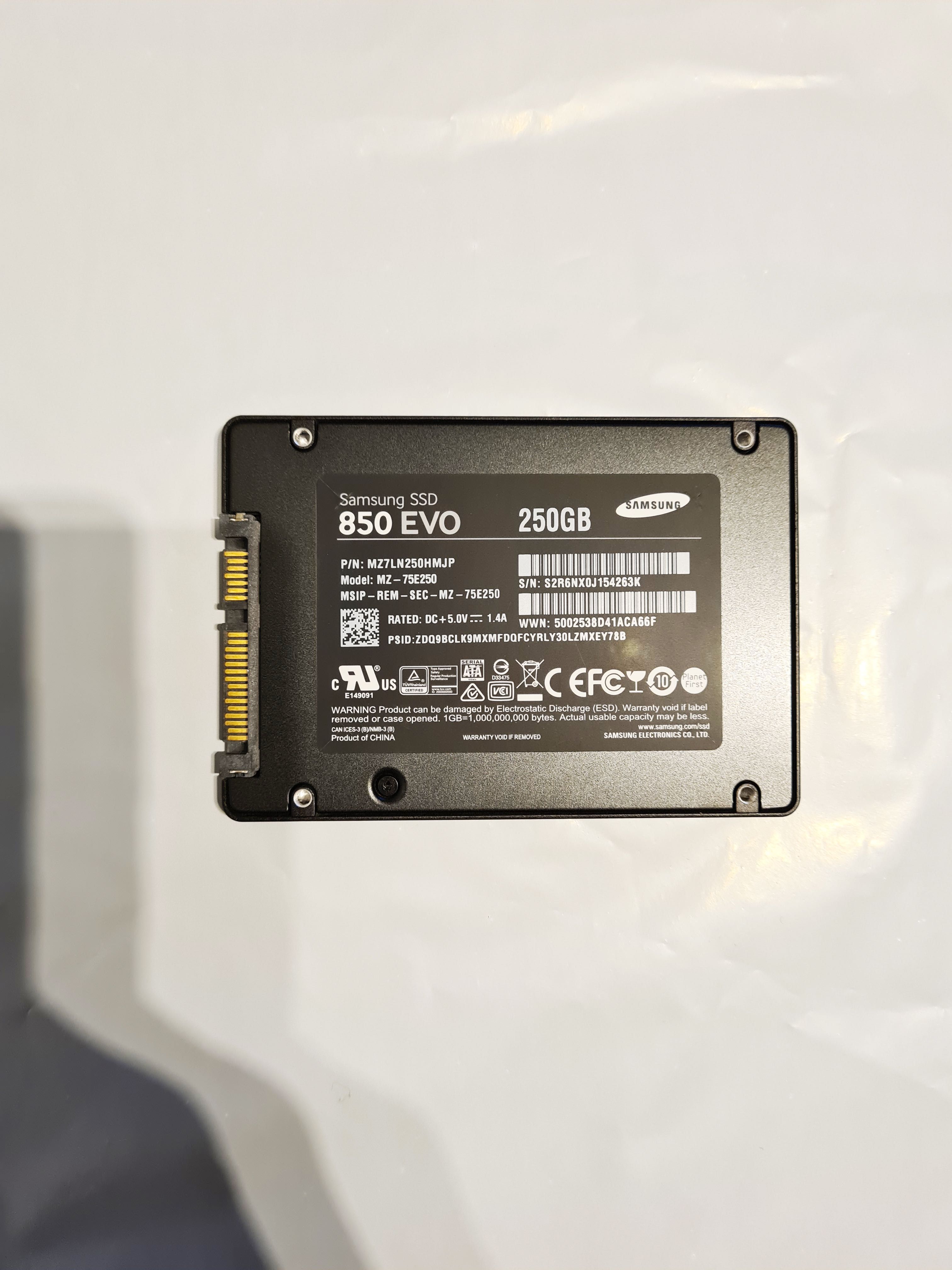 Samsung SSD 850 EVO 250GB