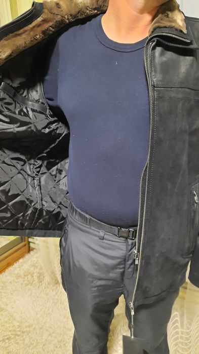 Чоловіча шкіряна куртка Morgan