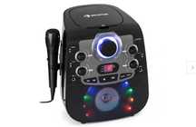 Karaoke dla dzieci zestaw BT CD mikrofon LED Auna NOWE