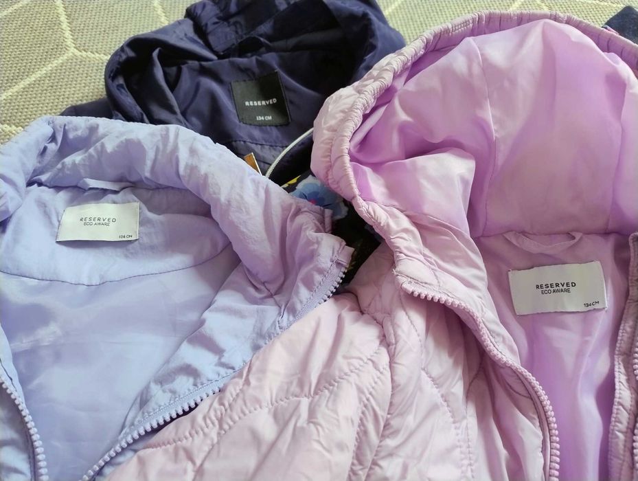 Oddam zestaw ubrań dla dziewczynki 134/140 używane/nowe