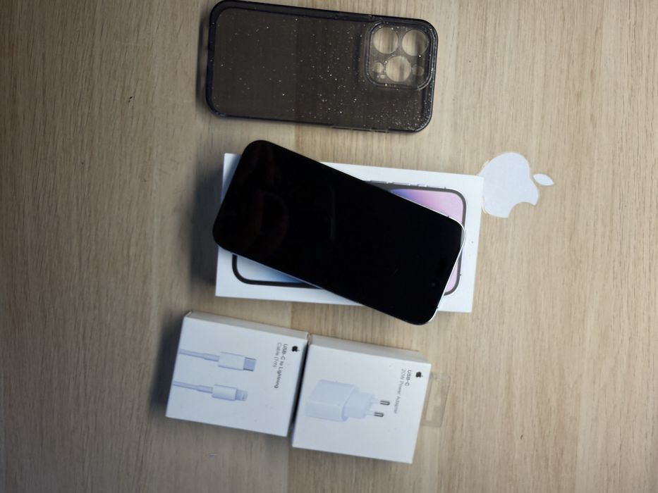 iPhone 14 Pro 128gb fioletowy bateria 100% komplet
