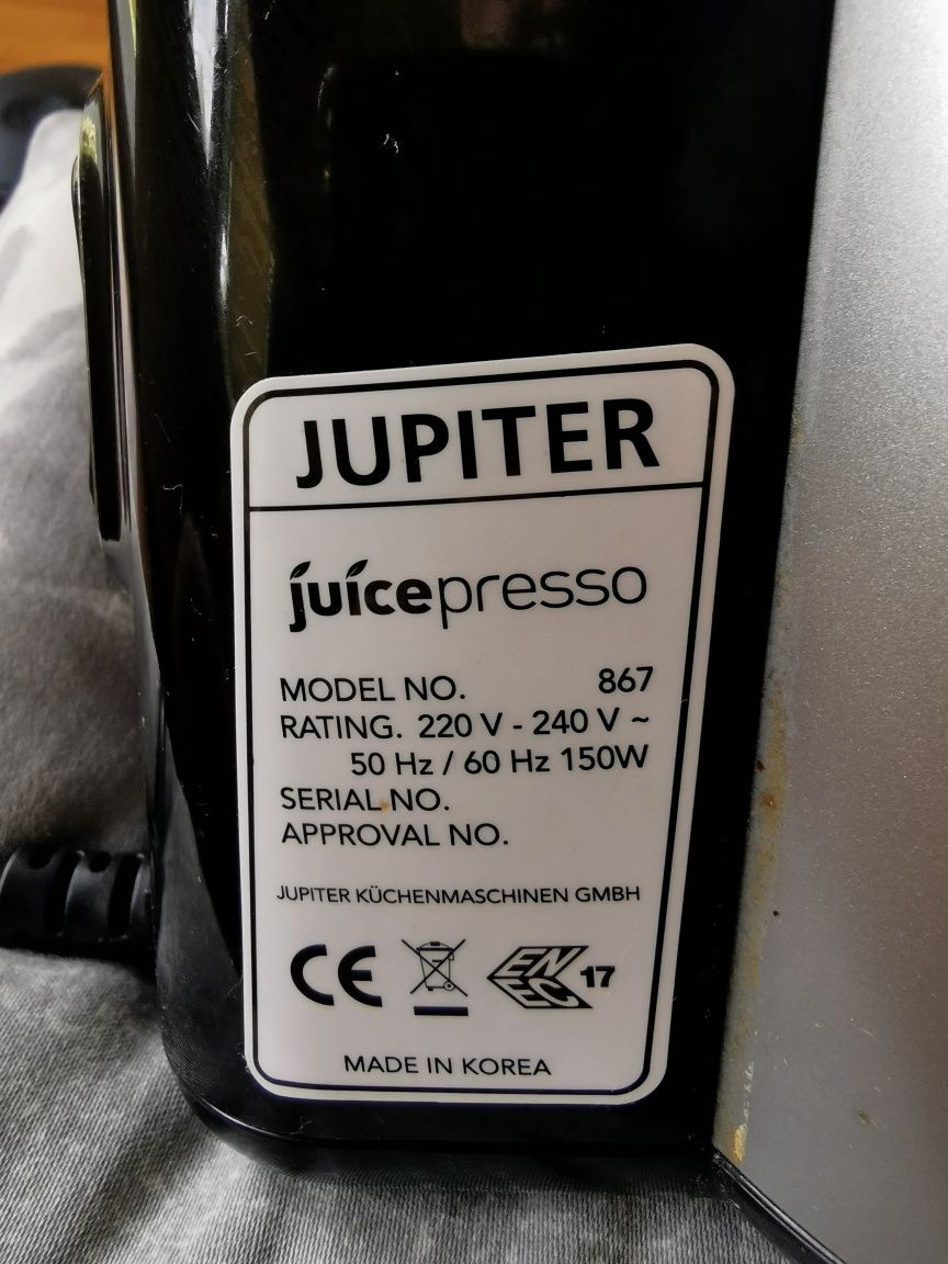 Wyciskarka wolnoobrotowa JUPITER