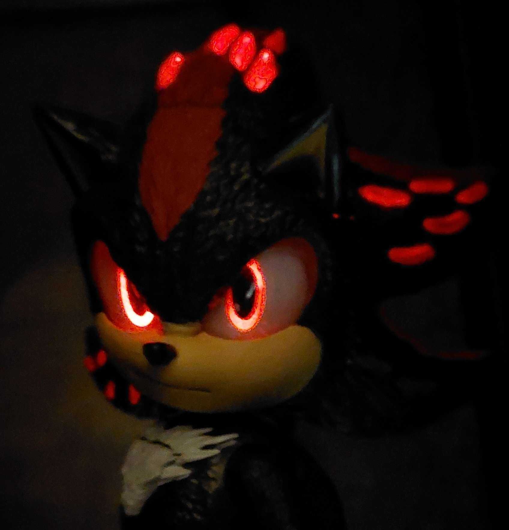 Shadow Sonic the Hedgehog 3 Figurka Light Up x 4 od Jakks Pacific