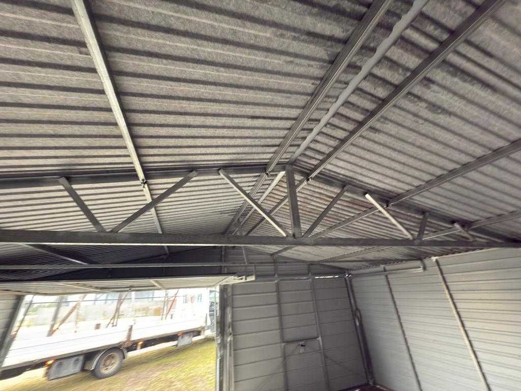 Garaż Blaszany Akryl 6x6 Premium Drewnopodobny 8x6 7x6 7x7 9x6 5x6 9x8