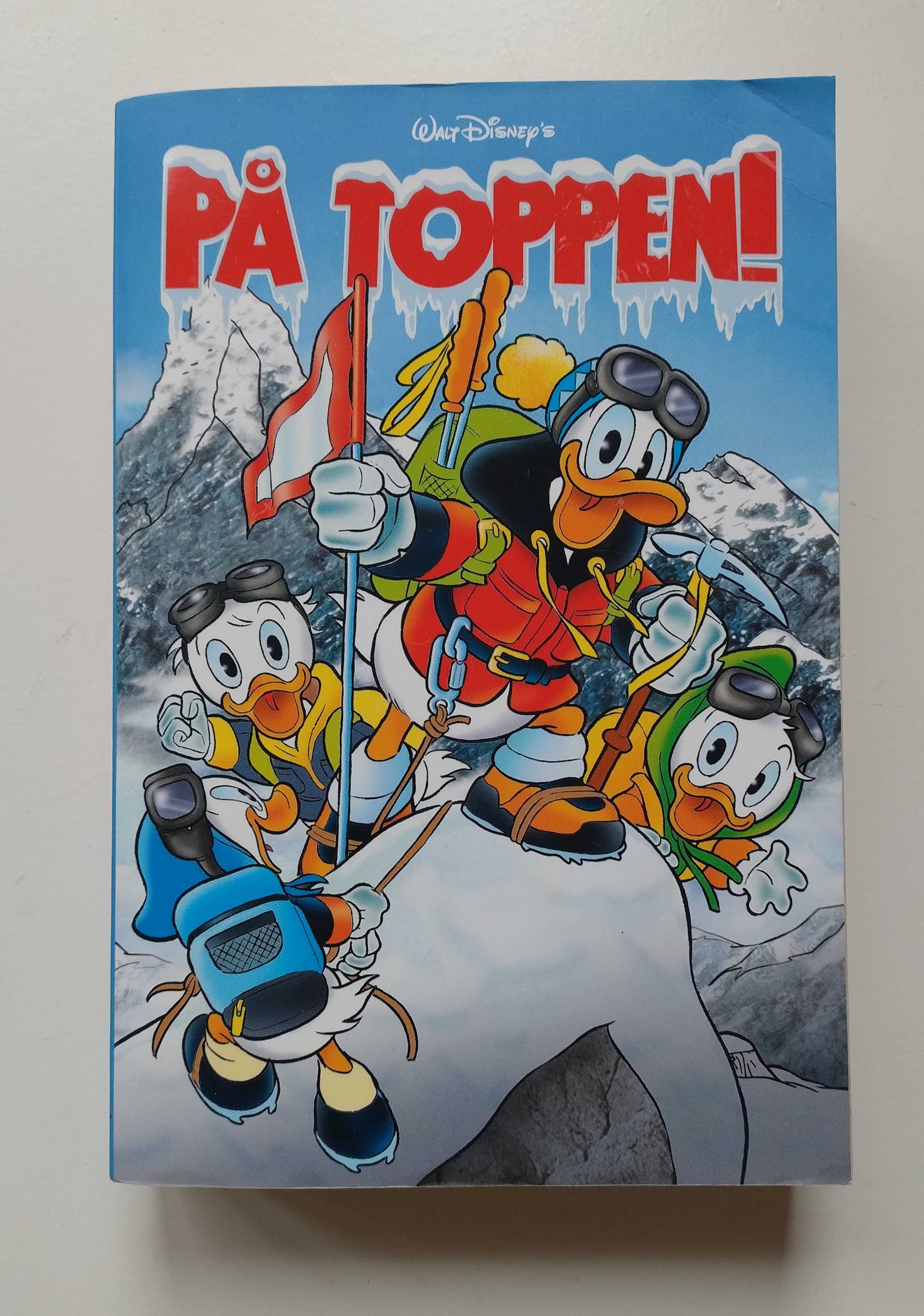 PÅ TOPPEN! Komiks po duńsku Walt Disney Kaczor Donald książka duński