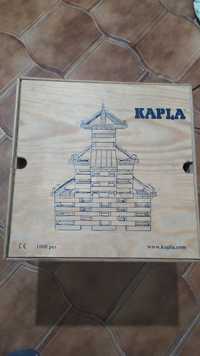KAPLA Blocos de construção de madeira 1000 peças em uma caixa de madei