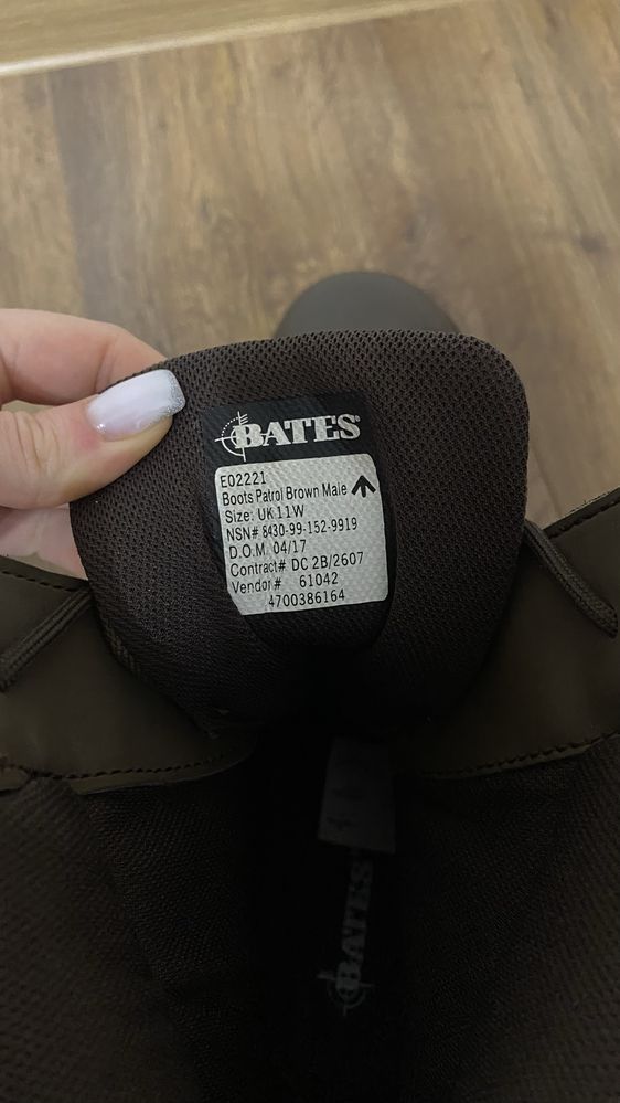Оригінальні берци Bates