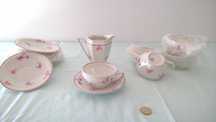 Conjunto Vista Alegre em tons rosa
