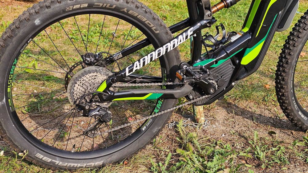 ## SUPER rower elektryczny Cannondale Moterra Fox kashima rozmiar S ##