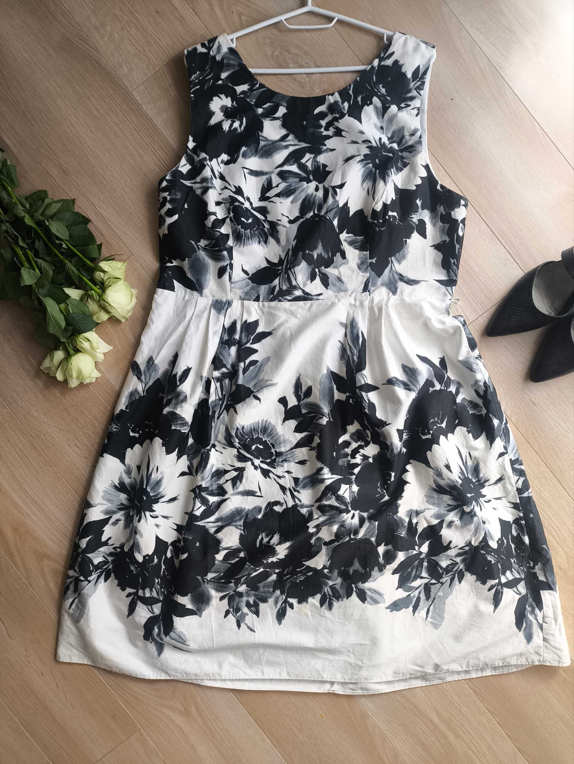 sukienka letnia z bawełny w stylu retro,XXL