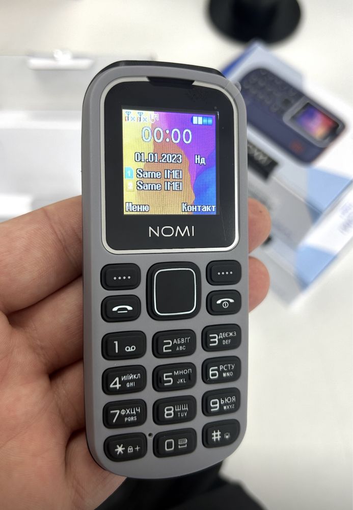 Nomi IMEI нульовий телефон новий