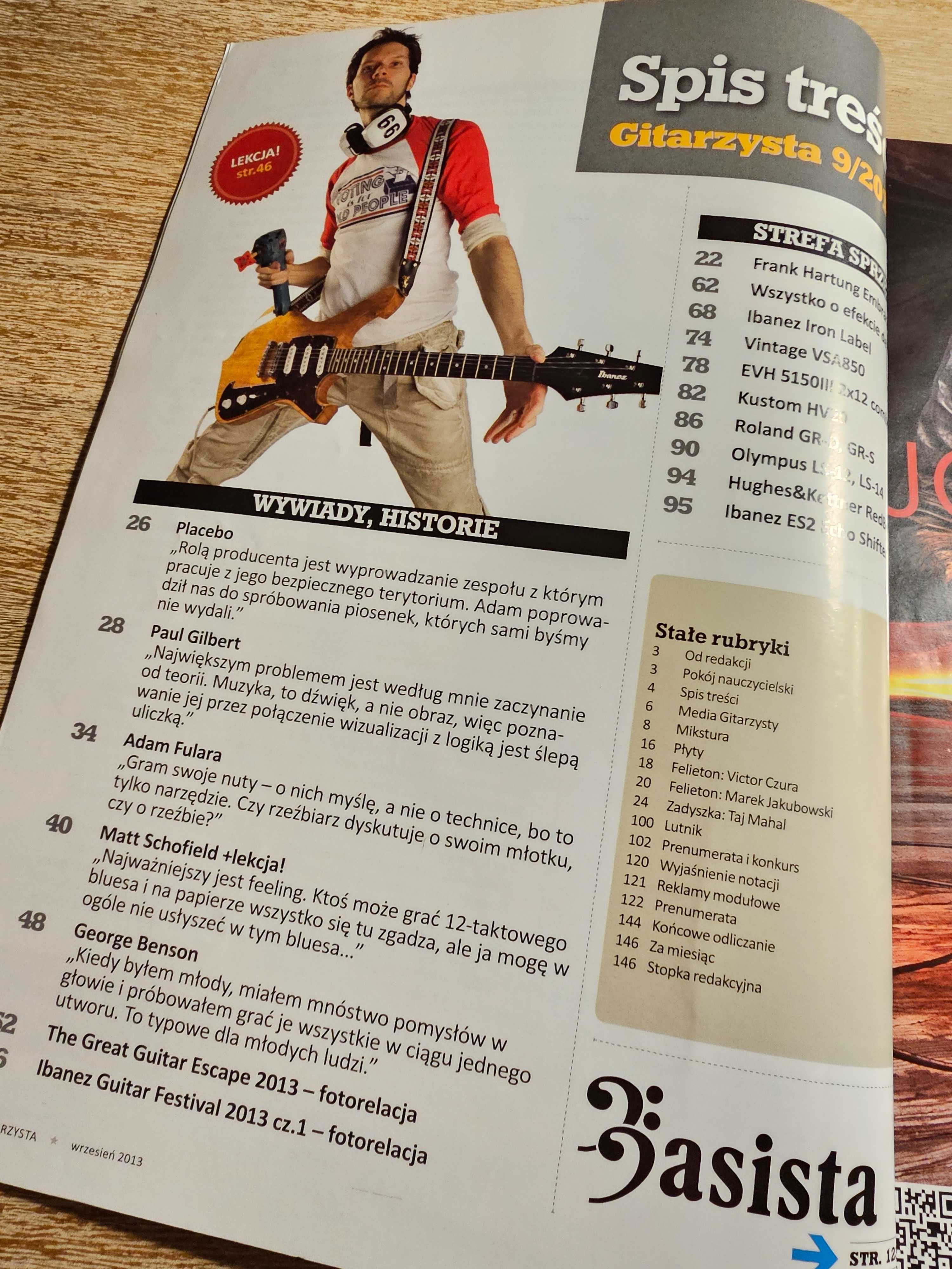 Gitarzysta #93 + Basista #36 9/2013 - Paul Gilbert, Matt Schofield