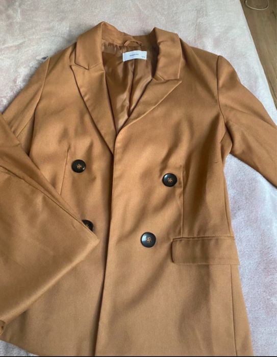 zestaw komplet marynarka spodnie reserved elegancki S