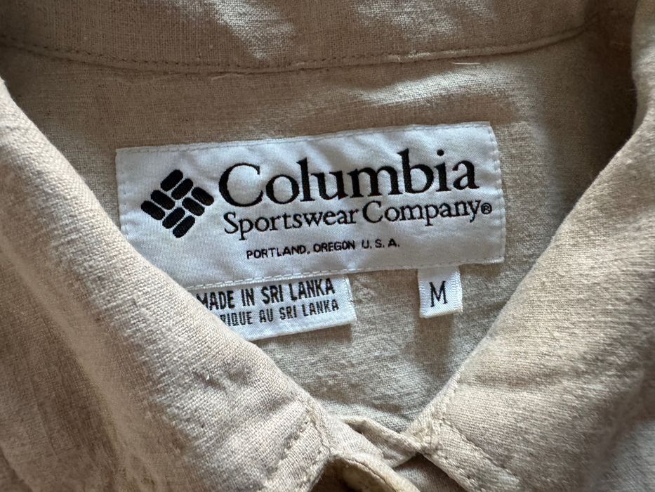 Columbia letnia kurtka damska len i  bawełna  r. M jak nowa, logowana