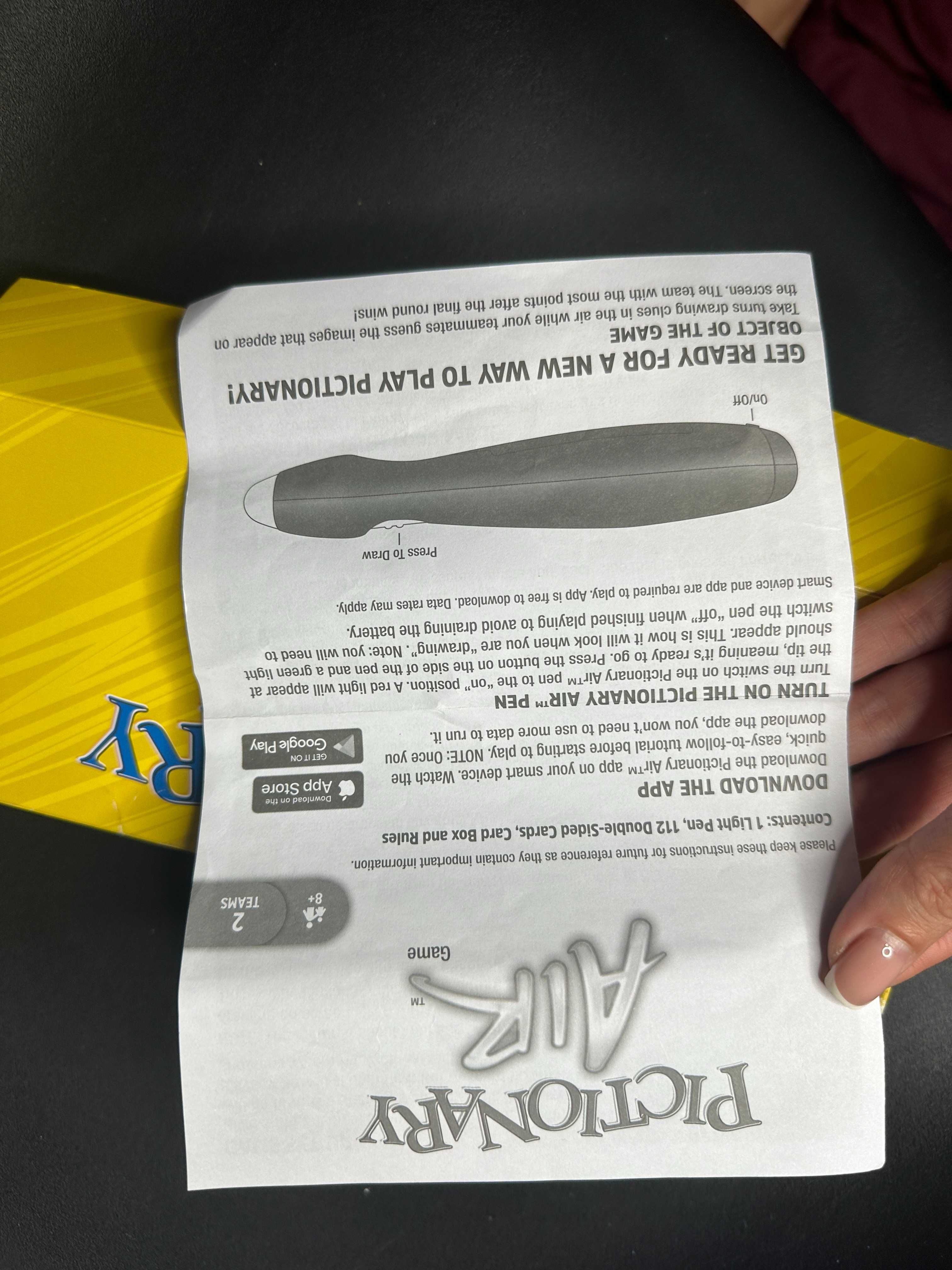 Настольная игра Pictionary Air на английском