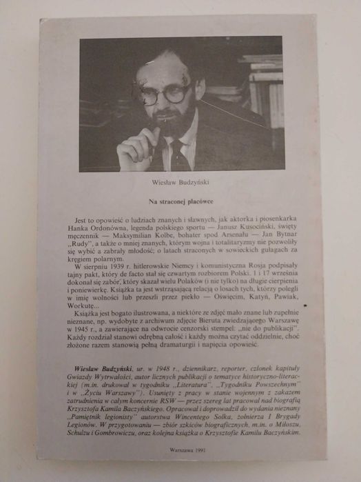 Wiesław Budzyński - Na straconej placówce