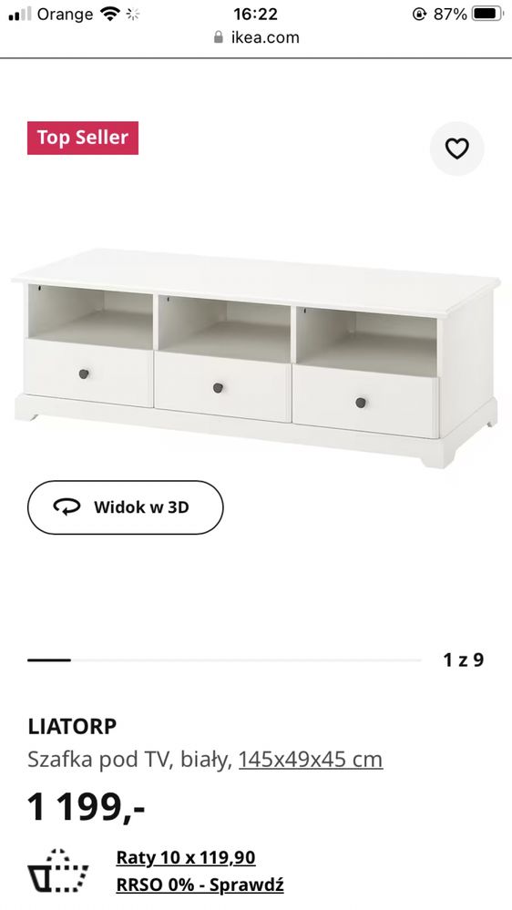 Szafka Liatorp IKEA