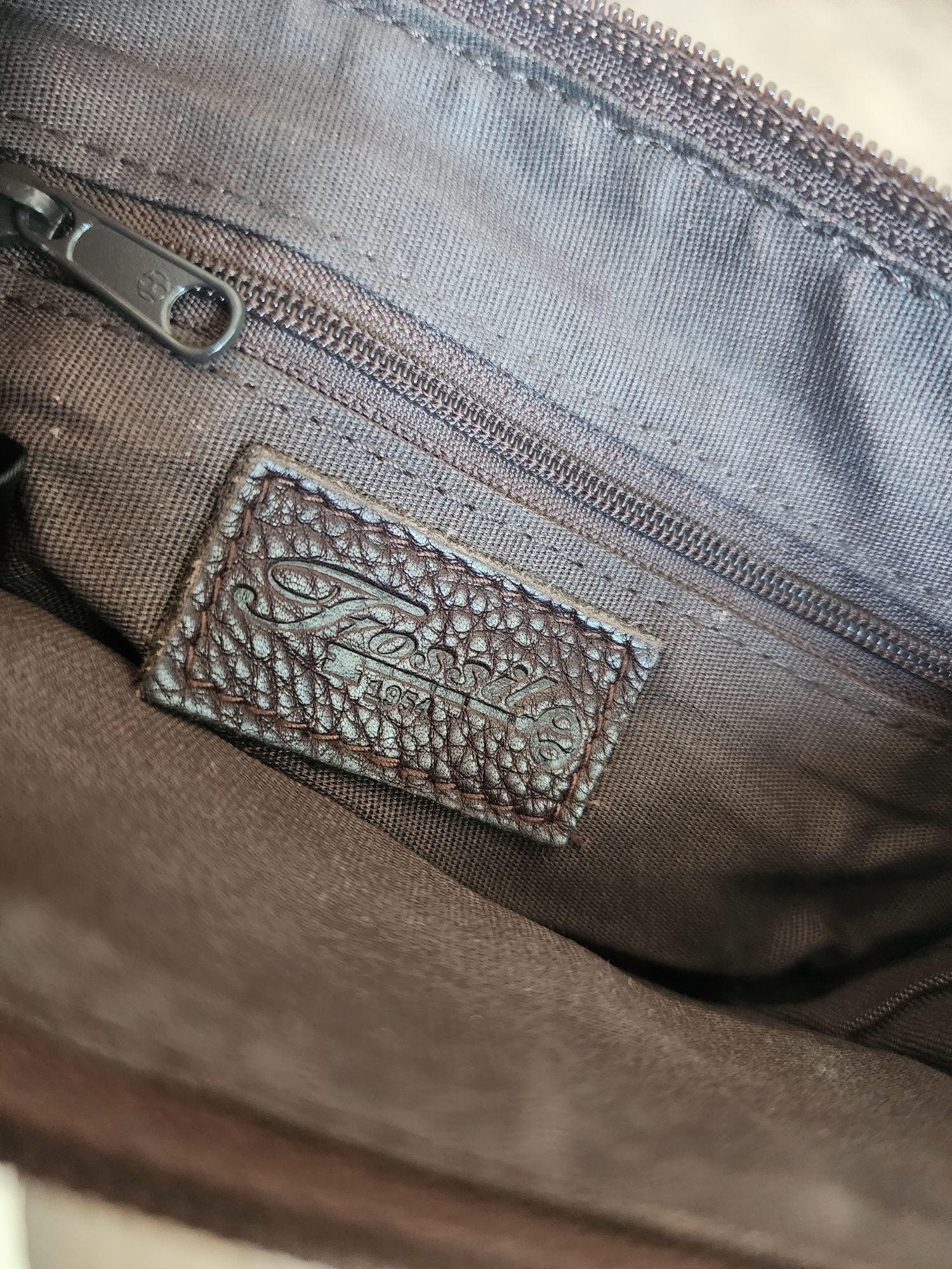 Кожаная сумка Fossil