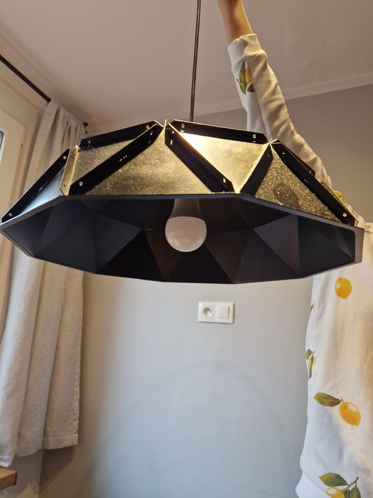 Lampa loft czarna dekoracyjna