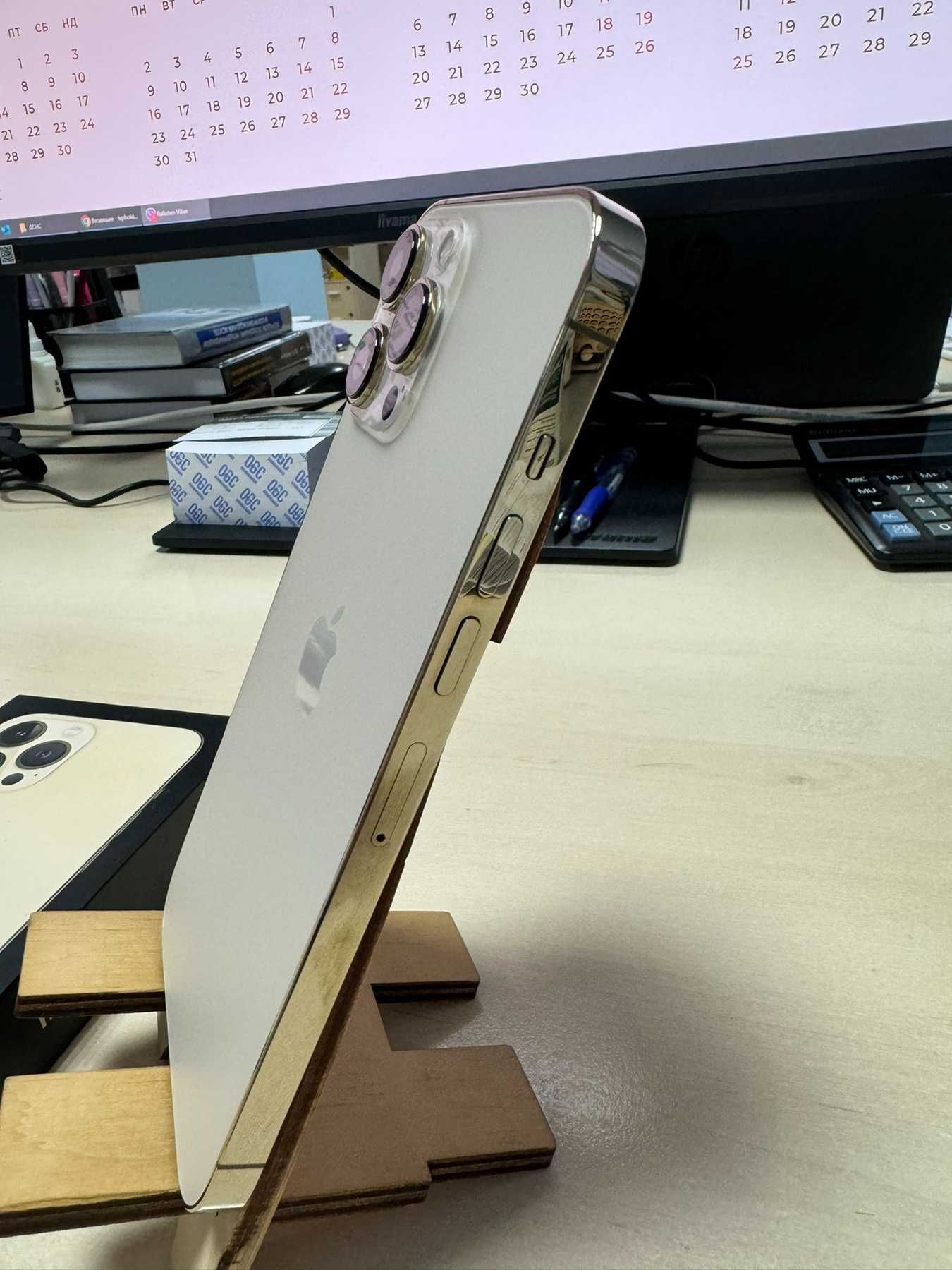 СРОЧНО! iPhone 13 Pro Max 256Gb Gold Neverlock офіційний в ідеал стані