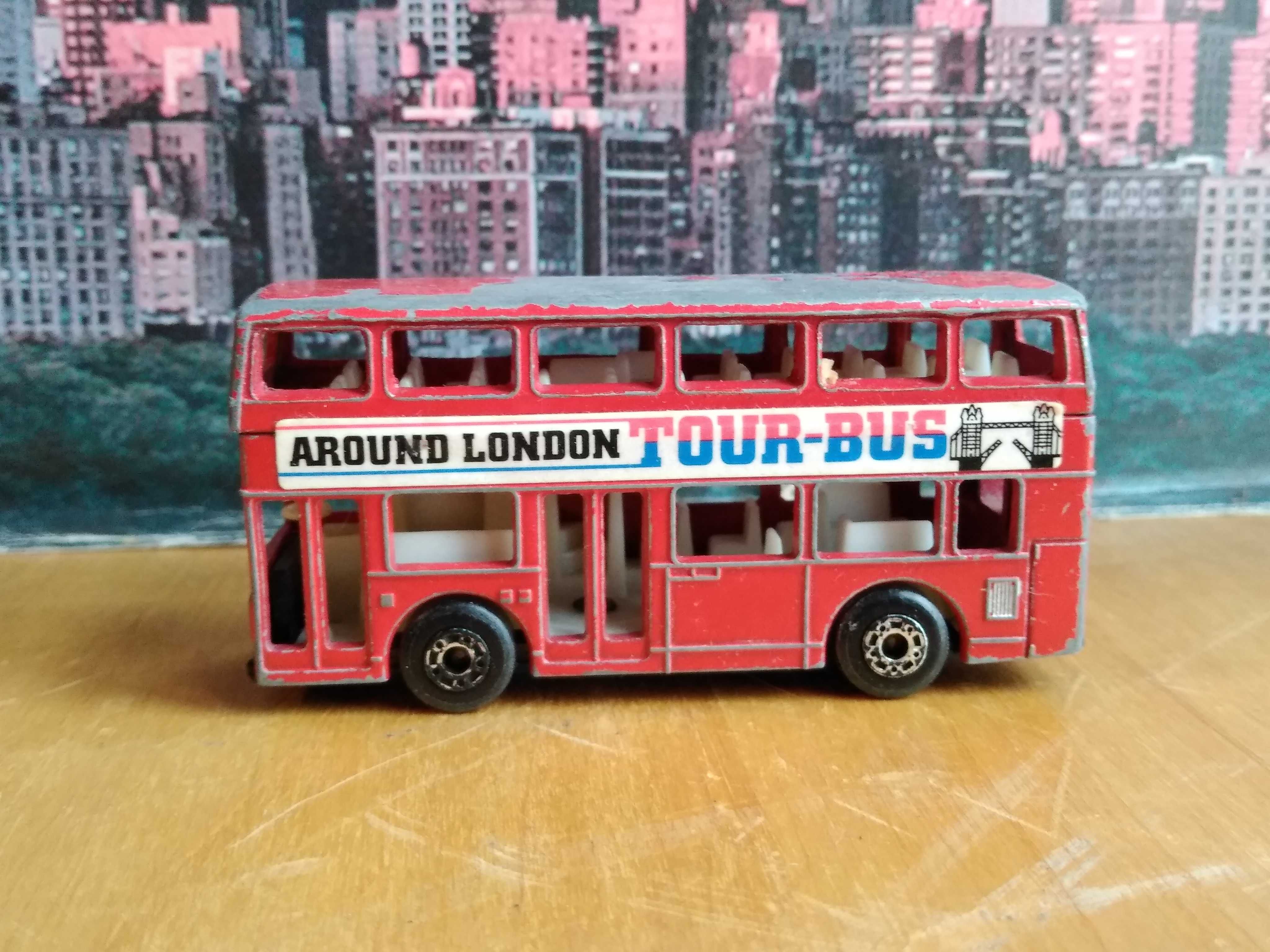 Stary Matchbox resorak autko London Bus Leyland Man model 1981