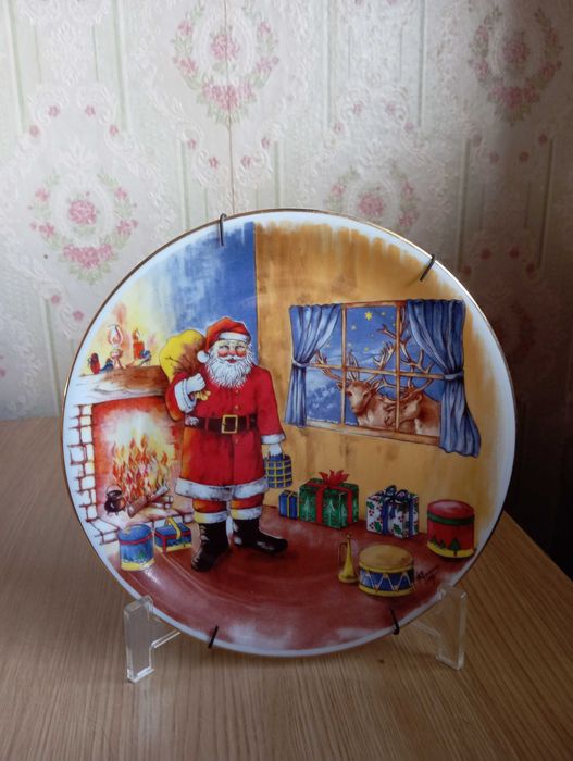Pratos porcelana de Natal SPAL