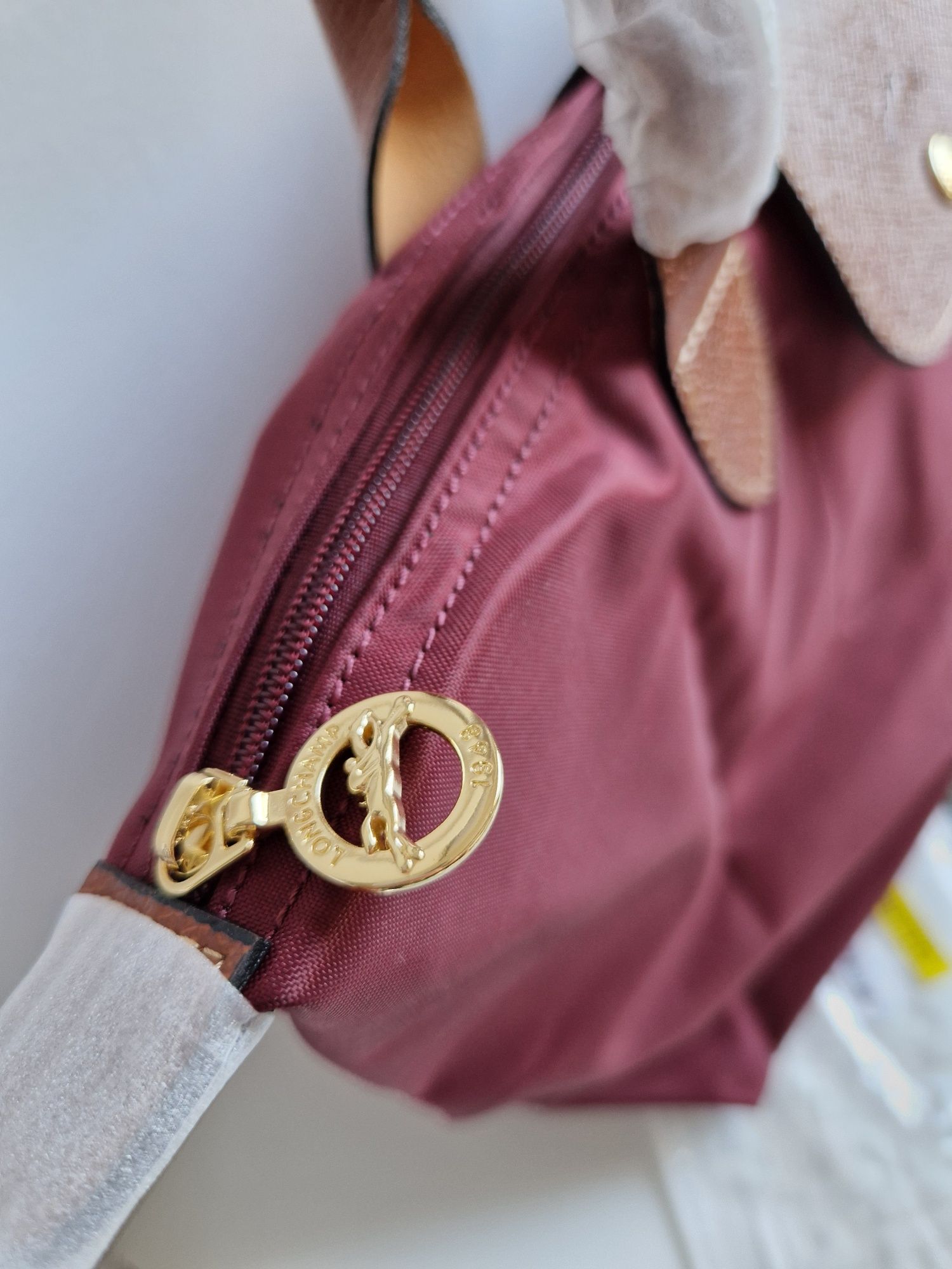 BORDO Nowa torebka LONGCHAMP roz L