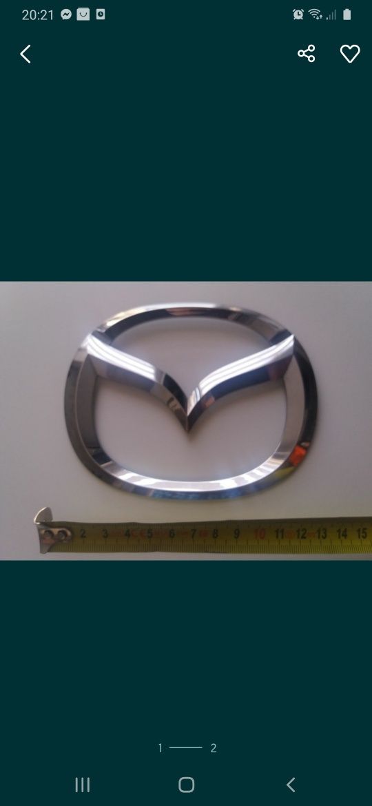 Emblemat znaczek mazda wysyłka 1 zł