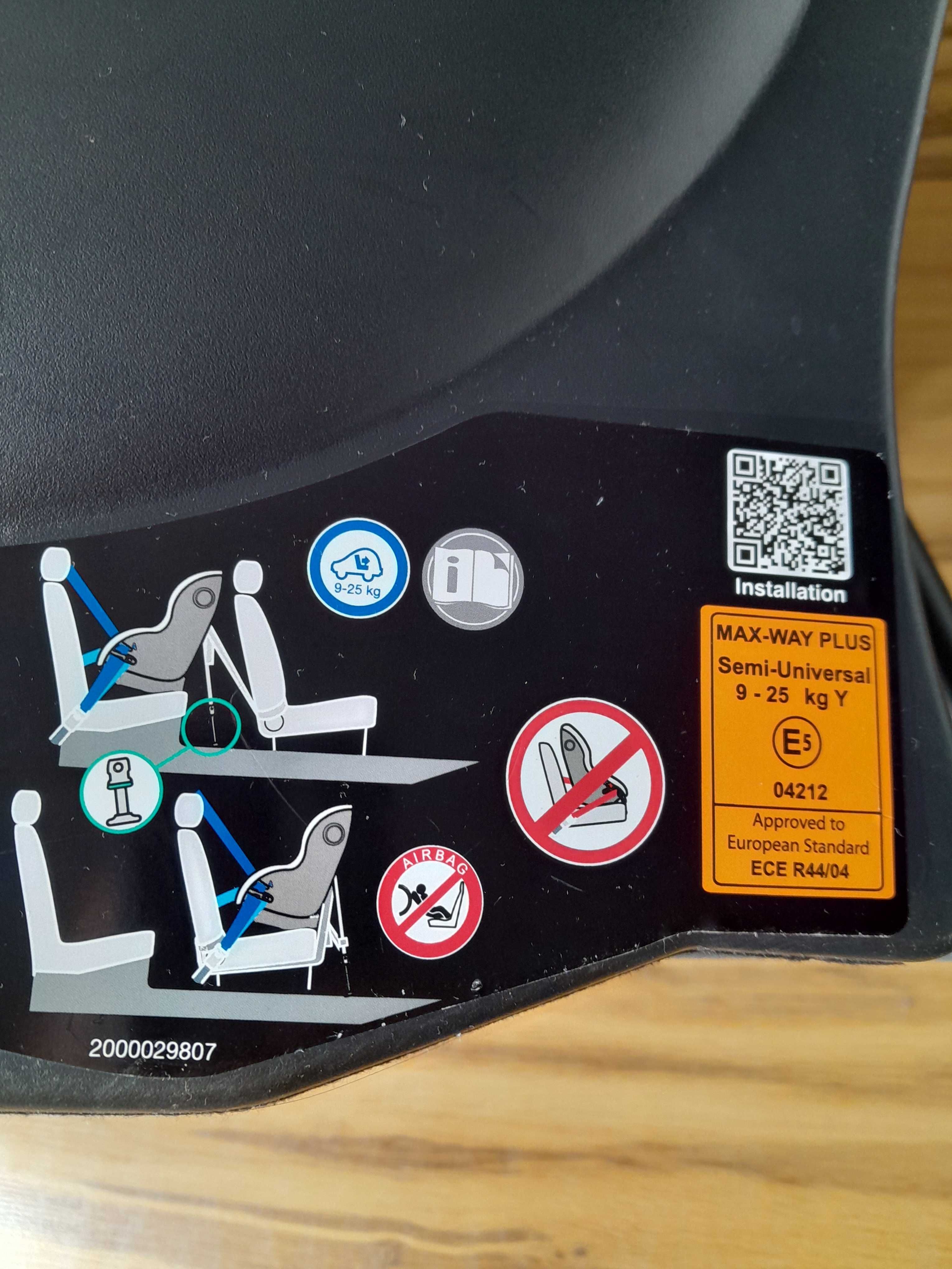 Britax romer max way plus semi universal 9-25 kg