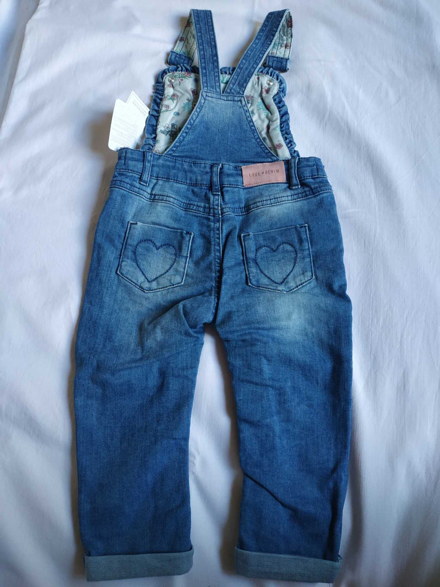 Новый джинсовый комбинезон джинсы Mothercare 18-24мес и 12-18мес
