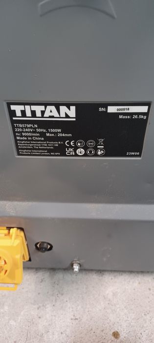 Strugarka grubosciówka Titan