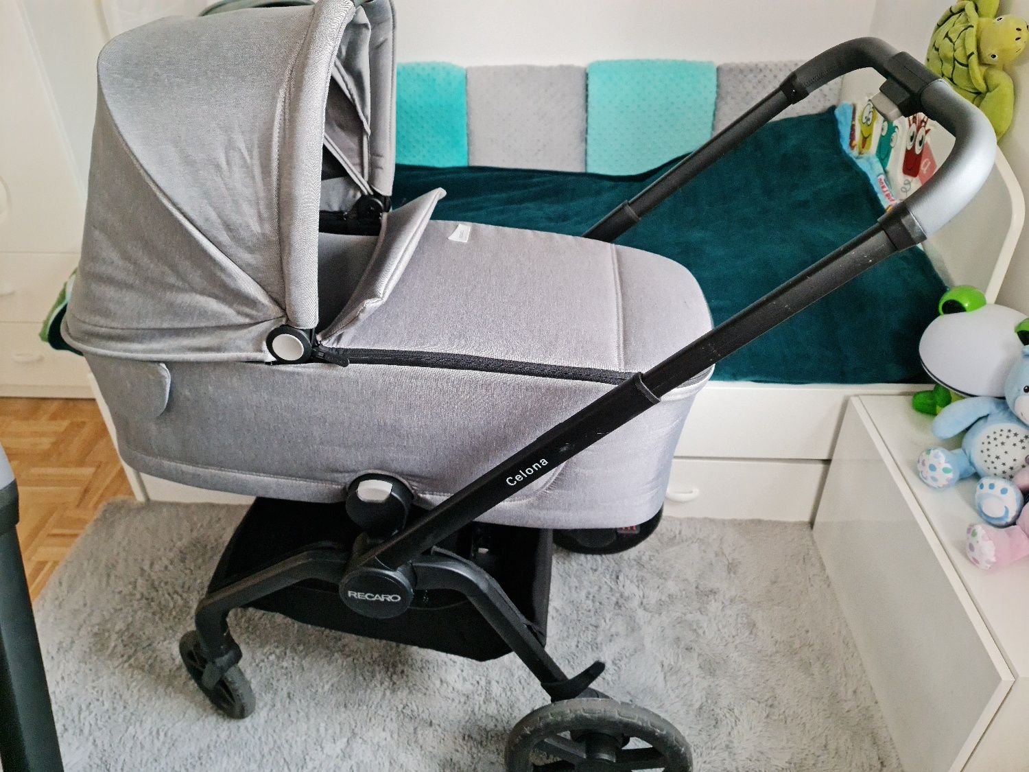 Recaro Celona + Sadena 3w1 wozek gondola  spacerowka