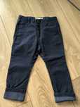 Spodnie Zara 92 eleganckie granatowe