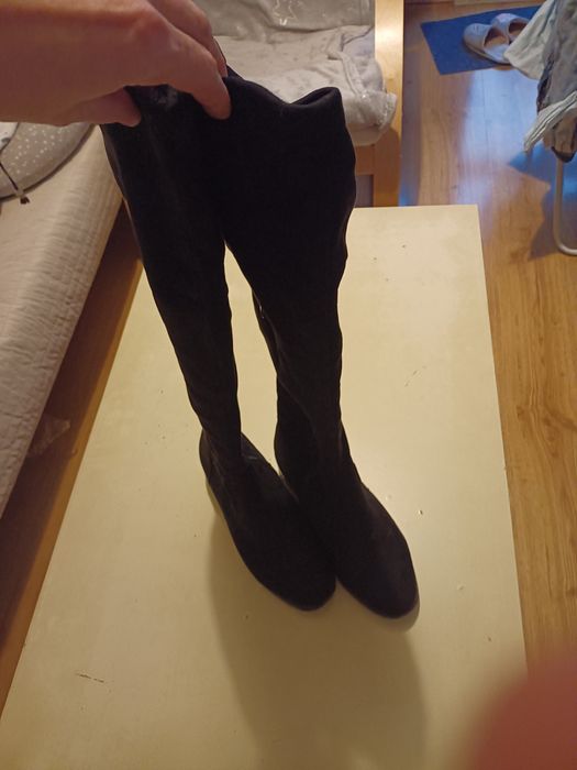 Kozaki zamszowe ocieplane