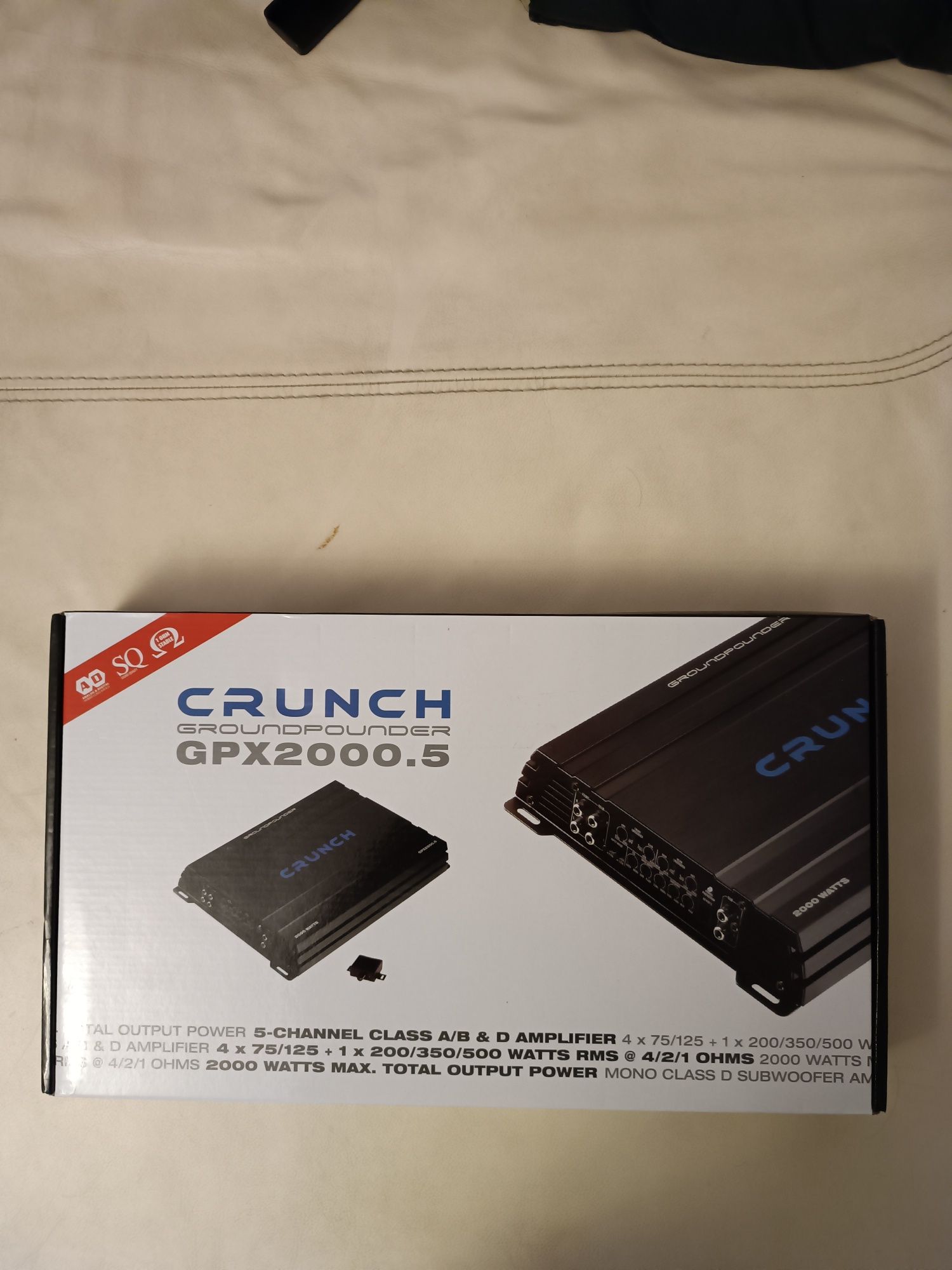 Amplificador Crunch  5 canais