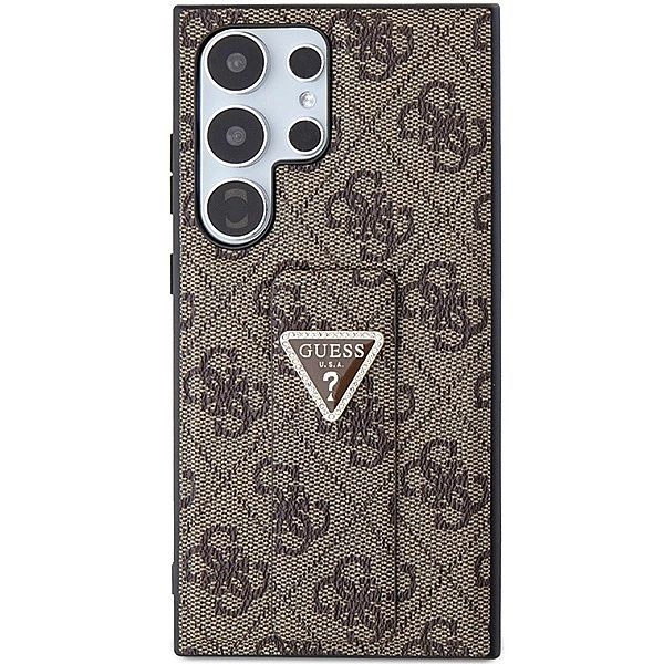 Etui Guess Grip Stand 4G Triangle Strass na Samsung Galaxy S24 Ultra -