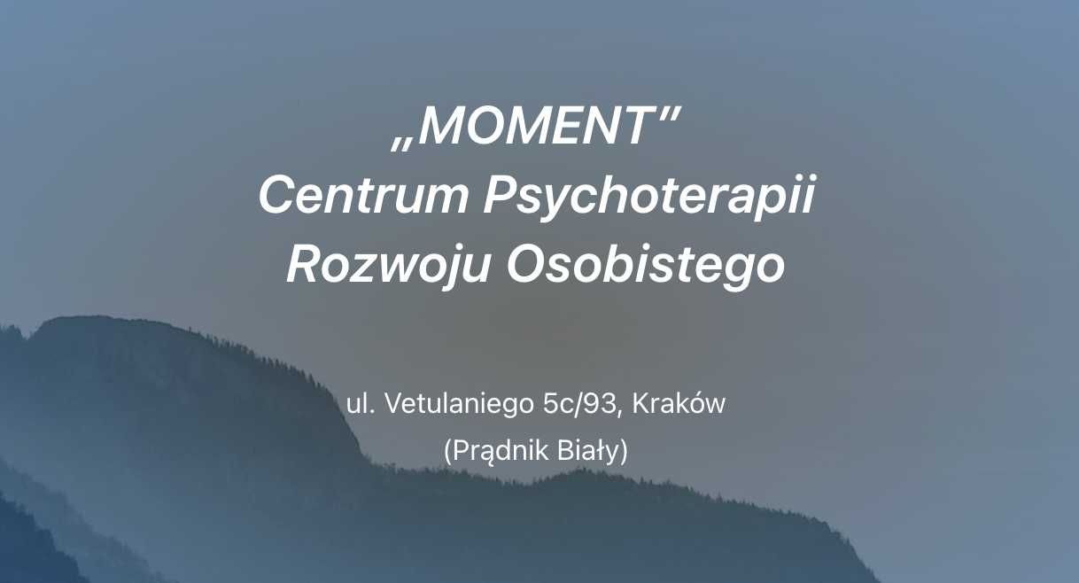 Gabinety w Centrum Psychoterapii "MOMENT" - Prądnik Biały