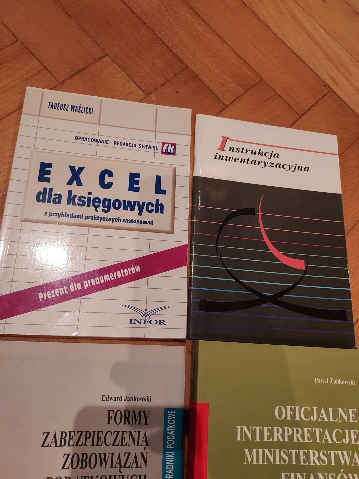 Excel dla księgowych, formy zabezpieczenia zobowiązań, inwentaryzacja