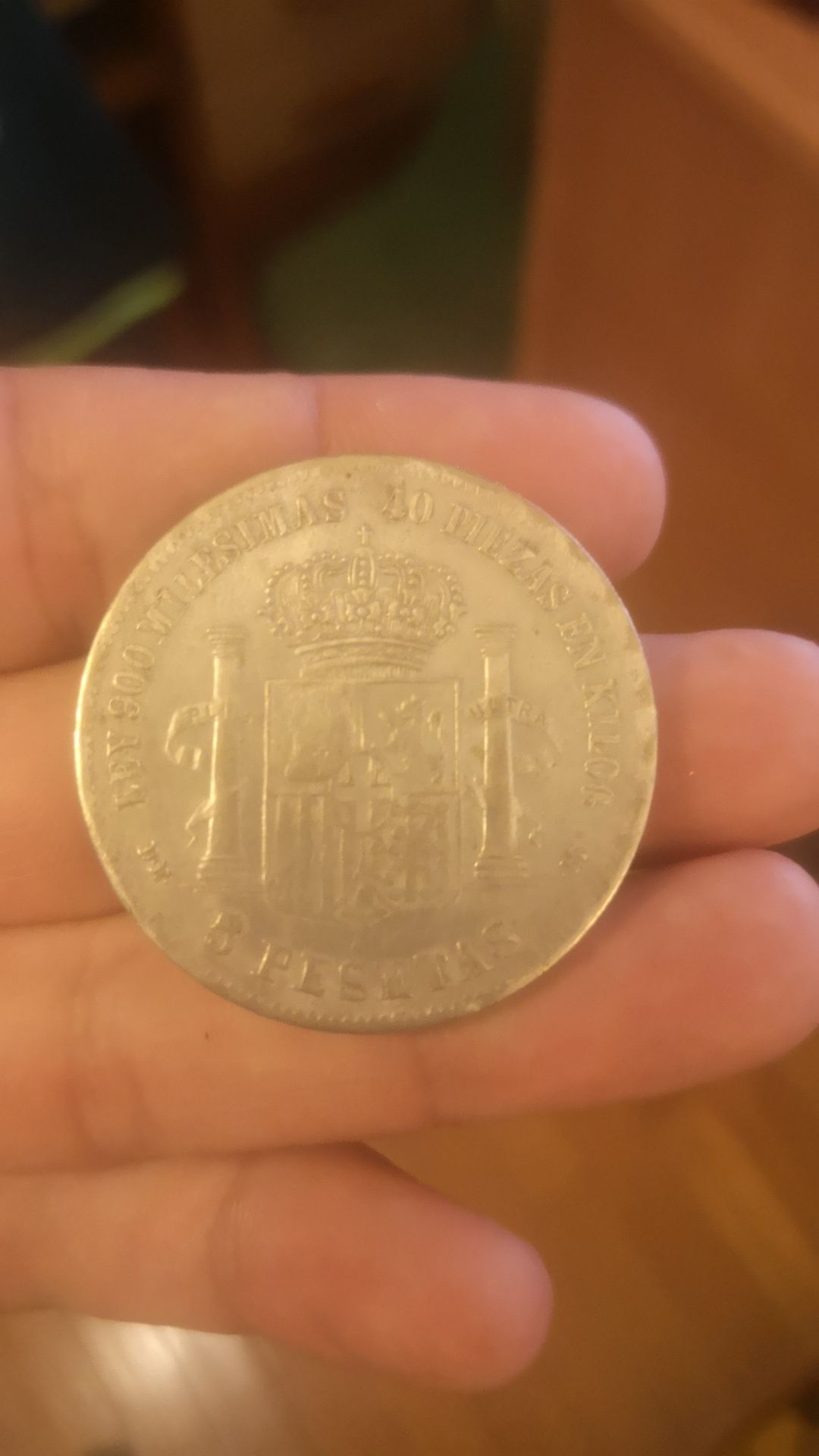 5 Pesetas 1871 rei amado I