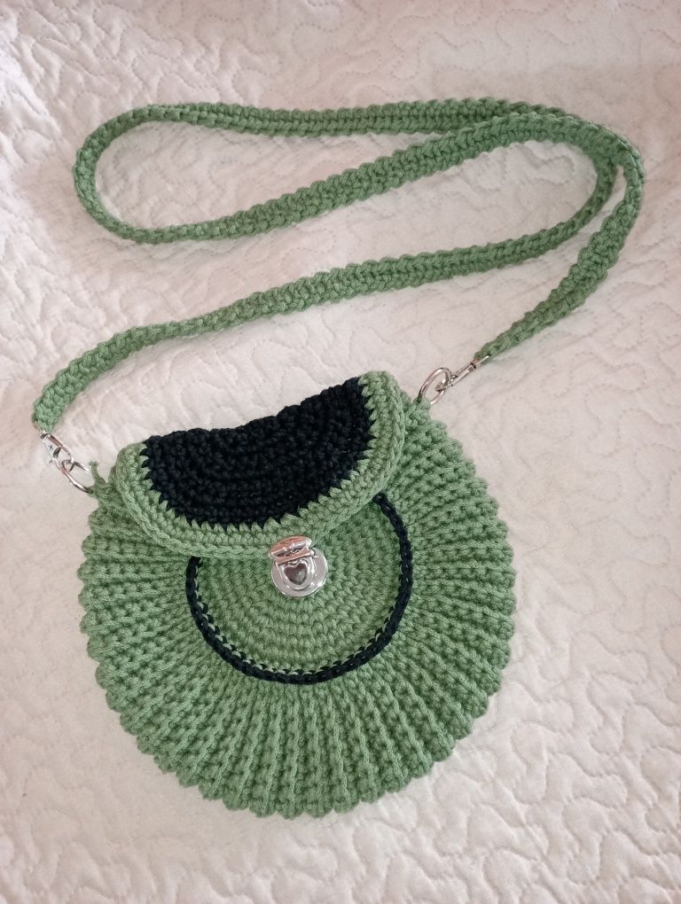 Szydełkowa torebka Oreo handmade