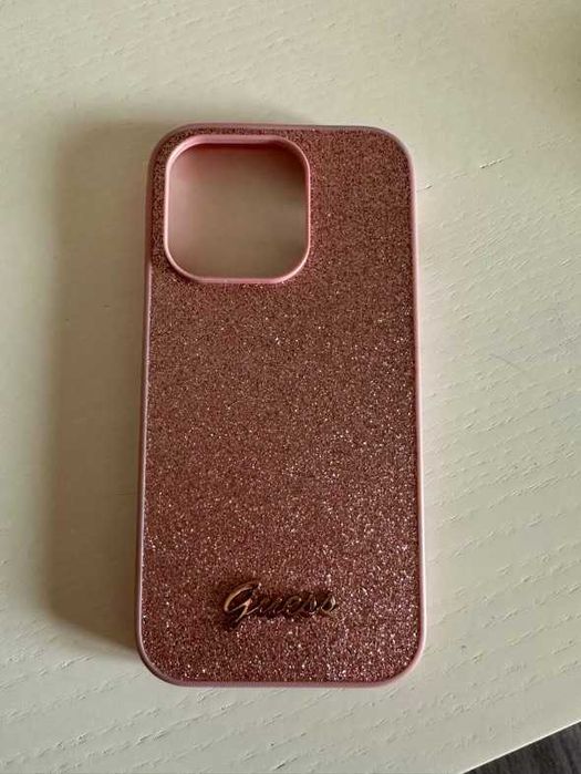 Capa Guess Cor de Rosa, como nova usada 2 vezes. Iphone 14 Pro