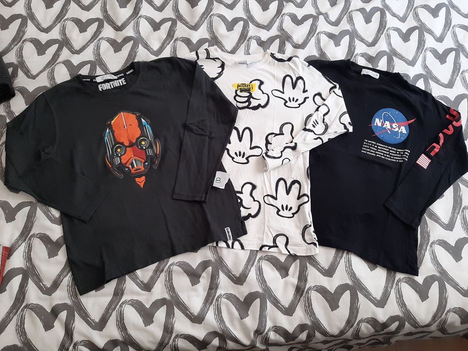 Camisolas manga comprida 8/9 anos