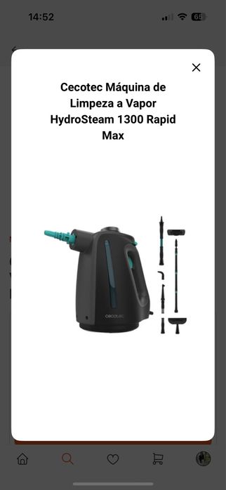 Cecotec maquina de limpeza a vapor