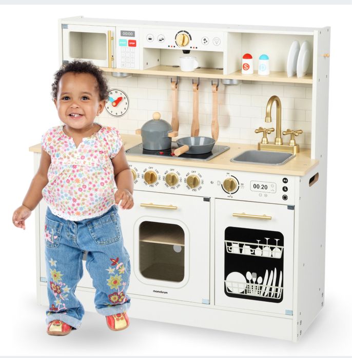 KUCHNIA DLA DZIECI INTERAKTYWNA efekty dźwiękowe akcesoria duża led